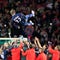  Never a stranger to the big stage, David Beckham was finally overwhelmed and reduced to tears as he went out in a burst of fireworks and cheers Saturday in his final home game for Paris Saint-Germain before retirement.